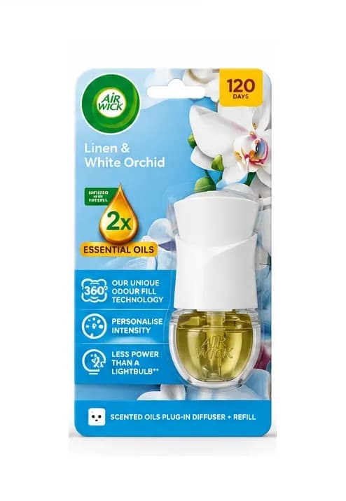 دستگاه برقی خوشبوکننده هوا ایرویک (Air Wick) به همراه اسانس 19 میلی‌لیتر