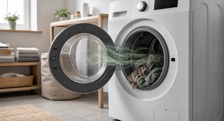 علت بوی بد ماشین لباسشویی چیست؟ راهکارهای عملی برای رفع بوی نامطبوع