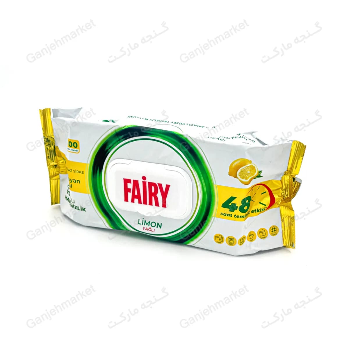 دستمال مرطوب چندمنظوره تمیزکننده فیری (بسته ۱۰۰ عددی)