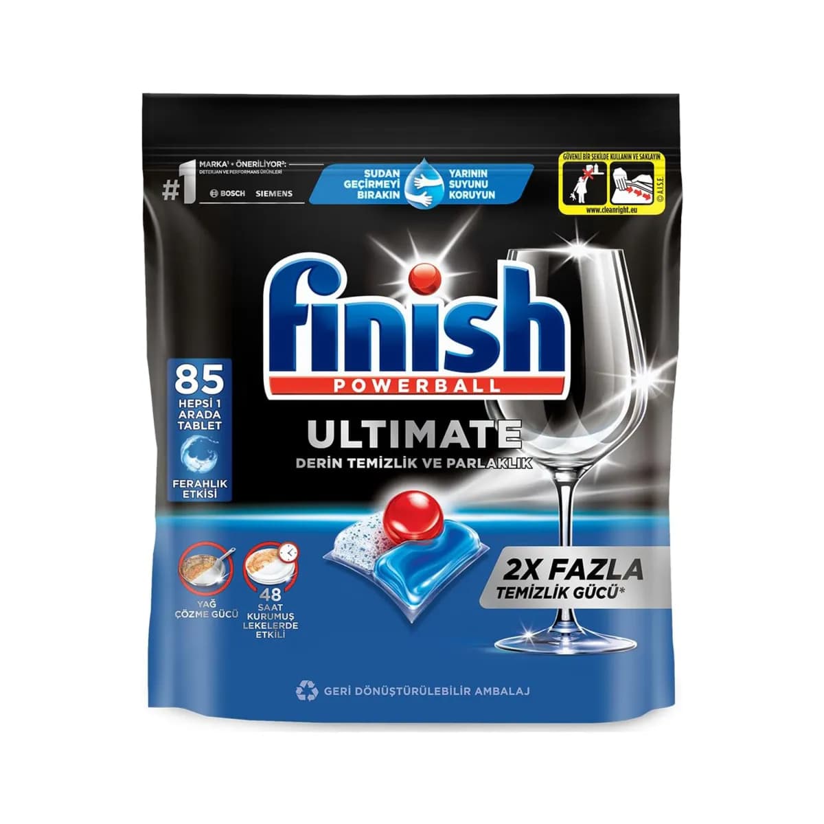 قرص ماشین ظرفشویی فینیش ultimate بسته 85 عددی