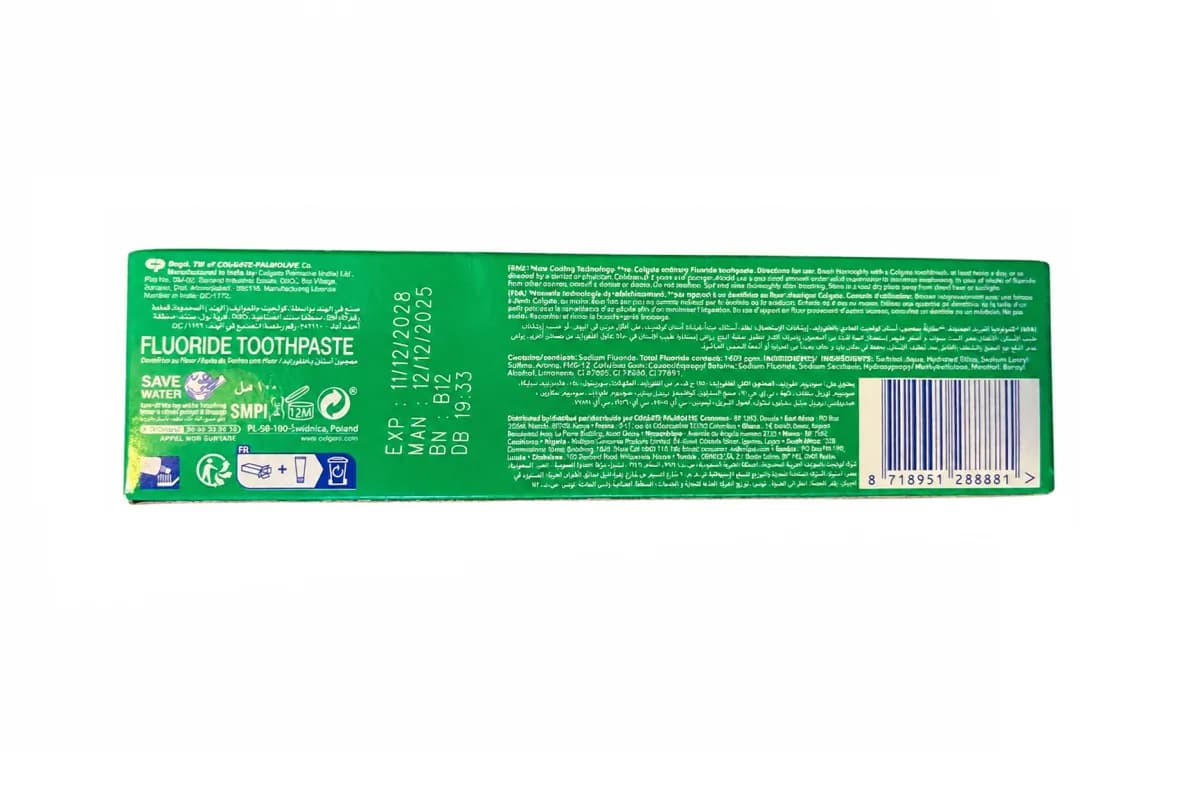 خمیر دندان کلگیت Colgate مدل Max Fresh رنگ سبز ۱۰۰ میل