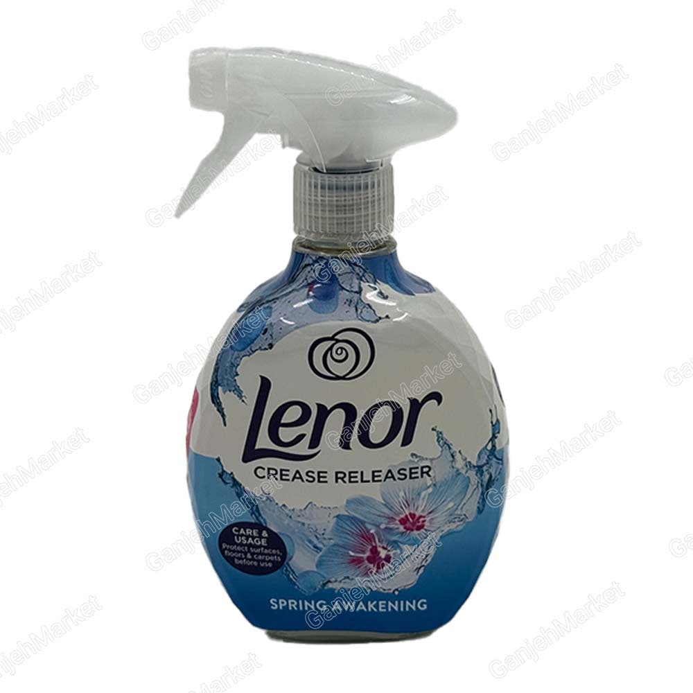 اسپری خوشبوکننده و ضد چروک لنور رایحه آبی