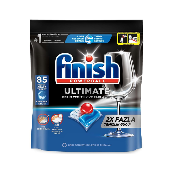 قرص ماشین ظرفشویی فینیش ultimate بسته 85 عددی