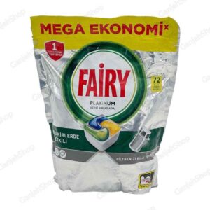 قرص ماشین ظرفشویی فیری پلاتینیوم 72 عددی