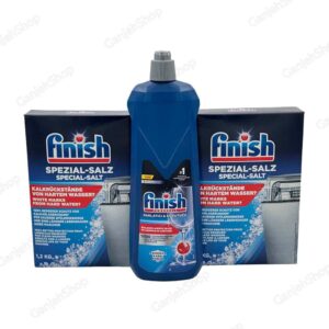 پک درخشش فینیش 2 نمک ظرفشویی فینیش + 1 جلادهنده 800 میل
