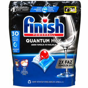 قرص ماشین ظرفشویی فینیش Finish مدل Quantum Max بسته 30 عددی